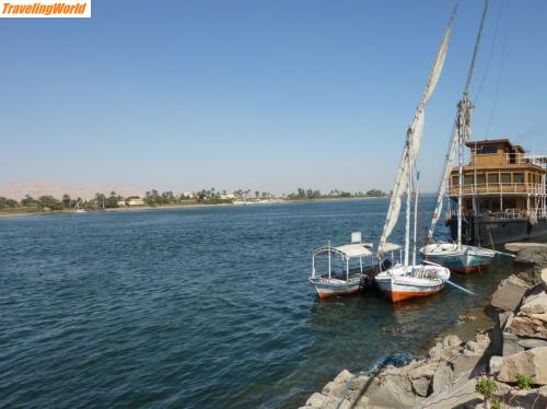 gypten: 004ac / Am Nil bei Luxor