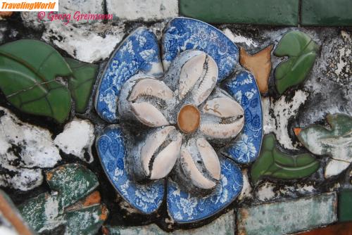 Thailand: Wat Arun  Detail / Detail vom Wat Arun