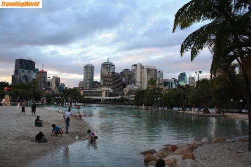 Australien: 114 / City Beach in Brisbane
