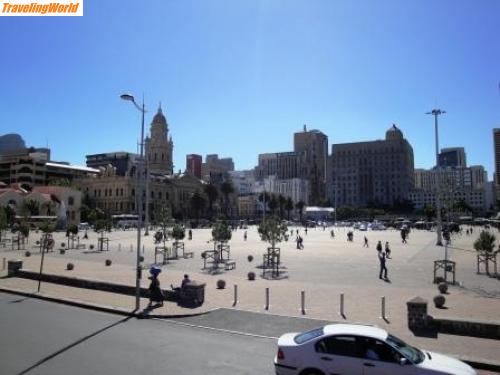 Sdafrika: The Grand Parade with the city hall / The Grand Parade - Fanmeile zur WM (total winzig m Vgl. zu Berlin) 