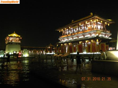China: 1736-Xian bei Nacht / Xian bei Nacht
