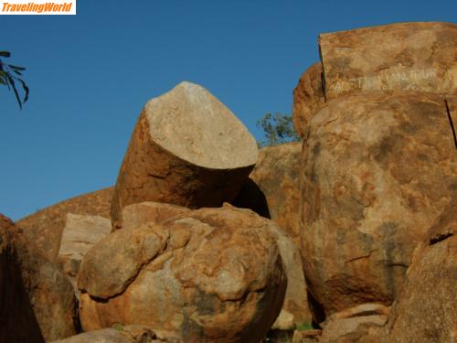 Australien: P9300241 / rießige Granitfelsen-Devils Marbles