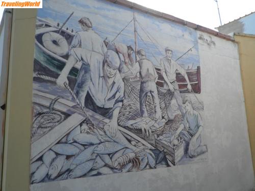 Italien: Wandbild Muravera / 