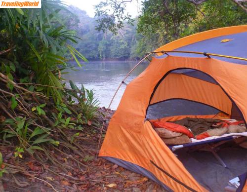 Sierra Leone: SL-Camping-am-Loma-River / Campingkomfort und Natur pur - eine herrliche Kombination