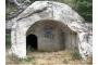 Albanien: offener-Bunker