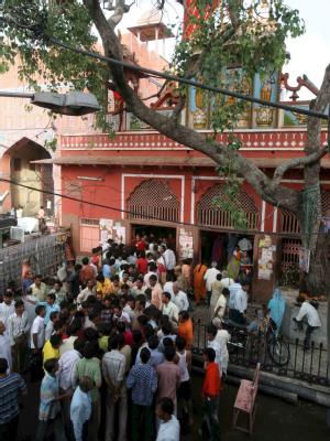 Menschenmenge in Jaipur